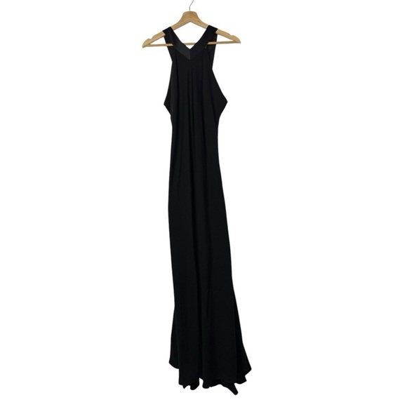 Vintage Jones New York Evening Black High Neck Formal Maxi Gown 12 Vintage Jones New York Evening Black High Neck Formal Maxi Gown 12